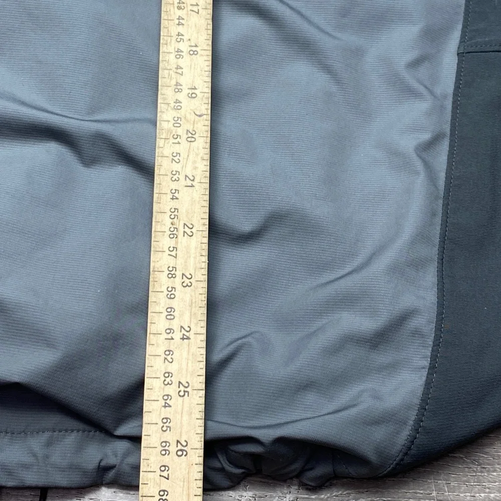 The North Face Windbreaker Jacket Mens XL Grey Colorblock‎ Full Zip Hiking